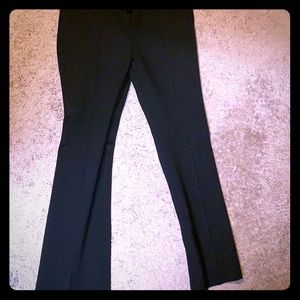 Black bootcut ponte knit pants